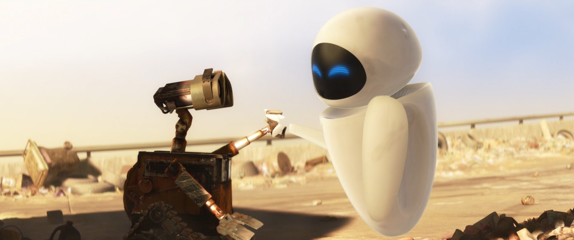 经典动画机器人《瓦力》,废土世界质朴爱情穿梭星河让人怦然心动