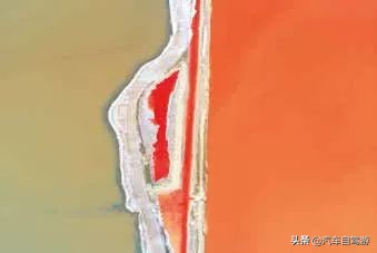自驾山西运城盐湖，欣赏半池朱砂半池碧
