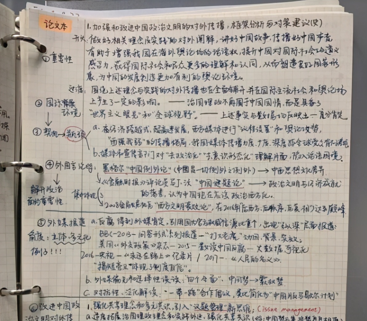 高考状元的学霸笔记，看后感到好惭愧，语文能考146分是有原因的