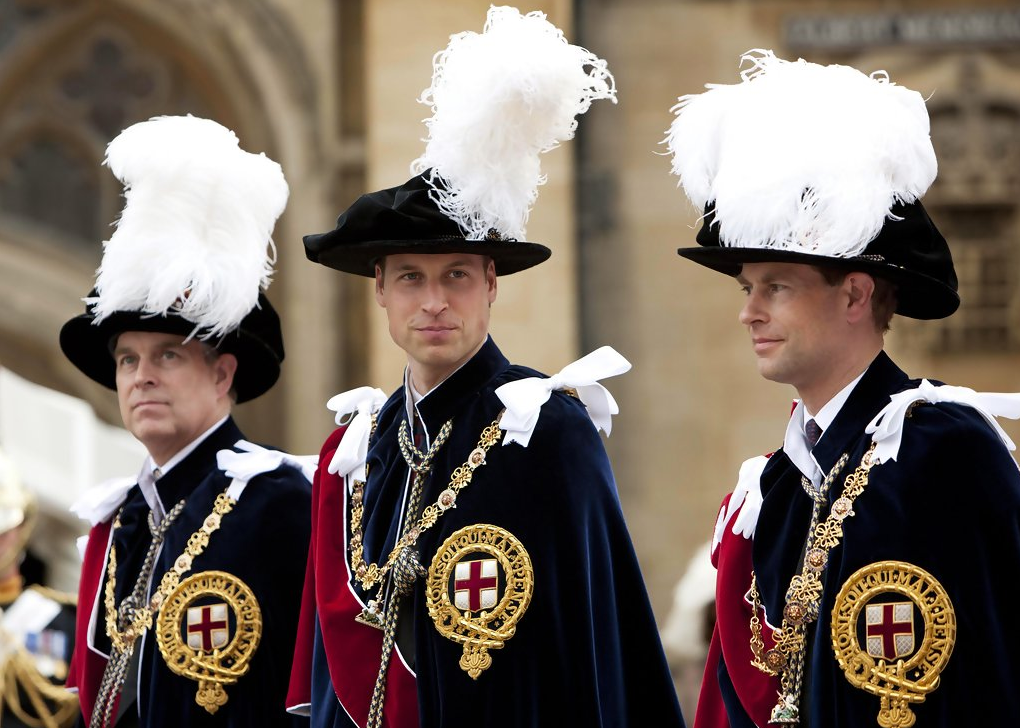 英国威廉王子(威廉王子身穿皇家卫队军装，总会戴一个蓝布条，到底是啥呢？)