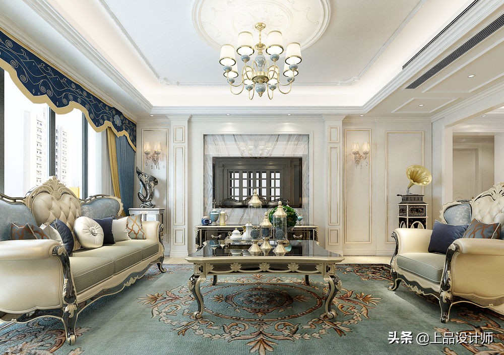 210㎡欧式风格豪宅房门装修效果图，奢华典雅尽显尊贵气质