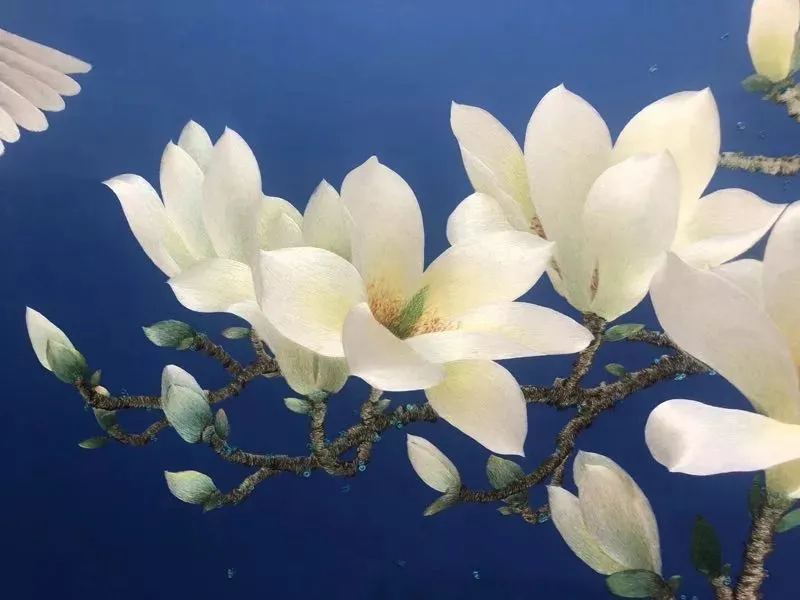 苏州刺绣图案图片（苏州最牛绣娘一幅画耗1.2亿针）