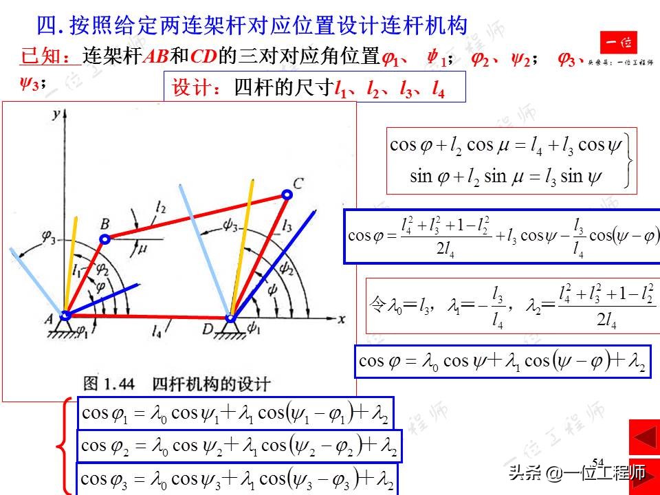 平面连杆机构，绘制机构运动简图，计算机构自由度，一文全面介绍