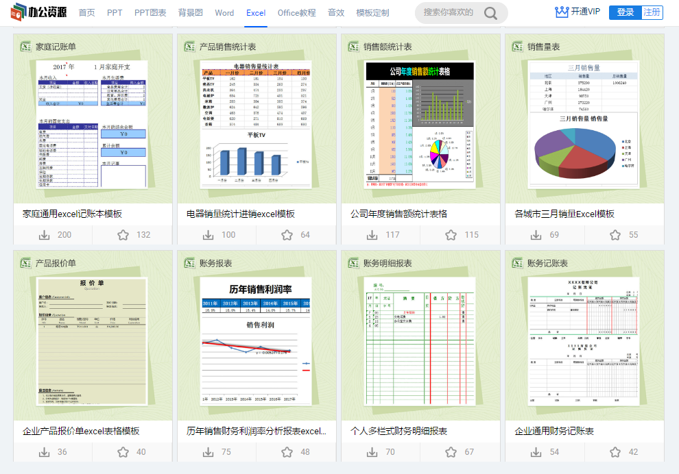 Excel这样做，一套顶100套！311套可随时更新的表格模板，速来！