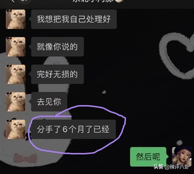 否则将葬送职业生涯(小网红为洗白放出证据与前任开撕，却反向证明自己才是第三者)