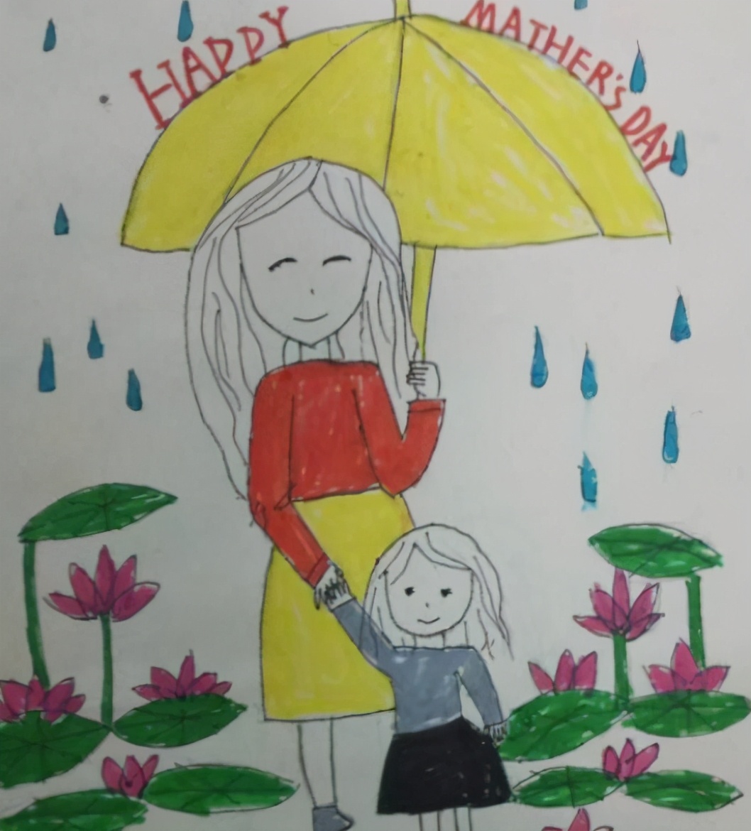 小学生画妈妈唯美睡姿火了，老师看后赞不绝口：都是妈见打系列