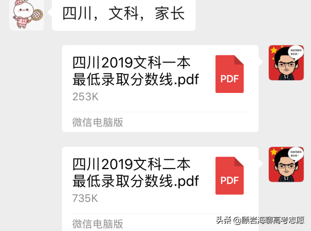四川2019年高考文科480-660分高校！含最低录取分+全省排名