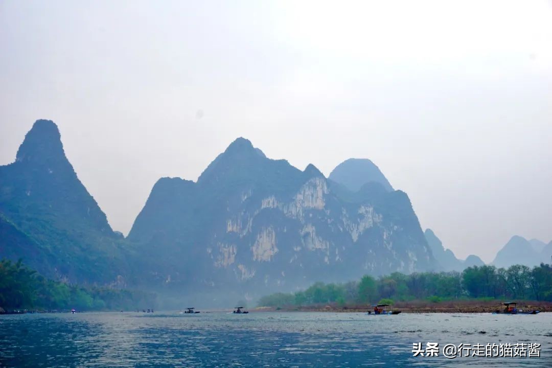 3月份的桂林是最舒服惬意的时候，三天两夜看一场山水画中景