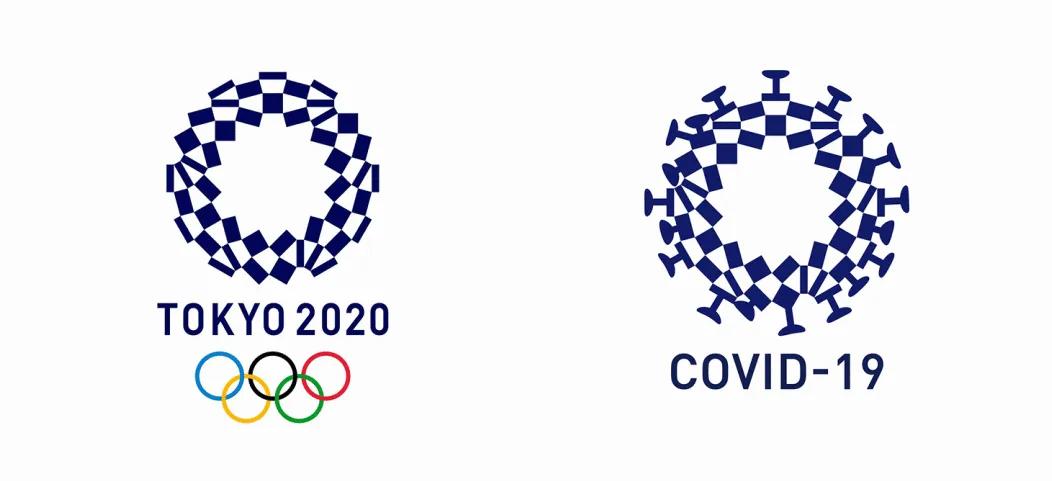 奥运会徽(东京奥运会徽变被设计成冠状病毒，“太露骨了”，日本网友炸了)