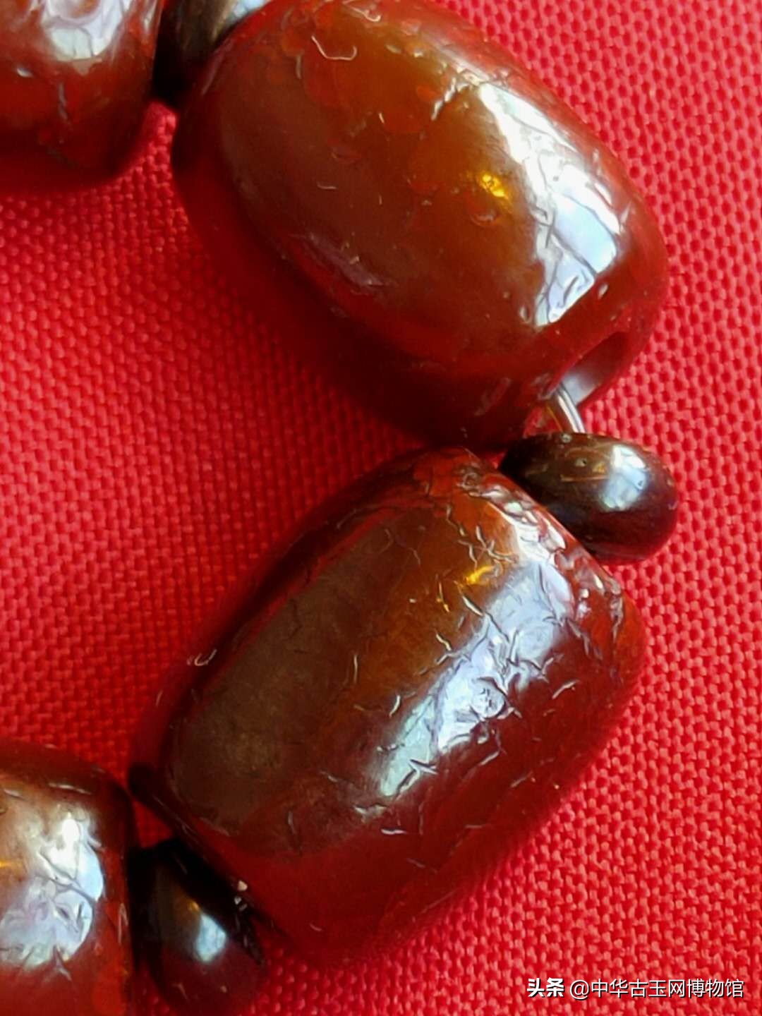 高古玛瑙手串,年代久远.