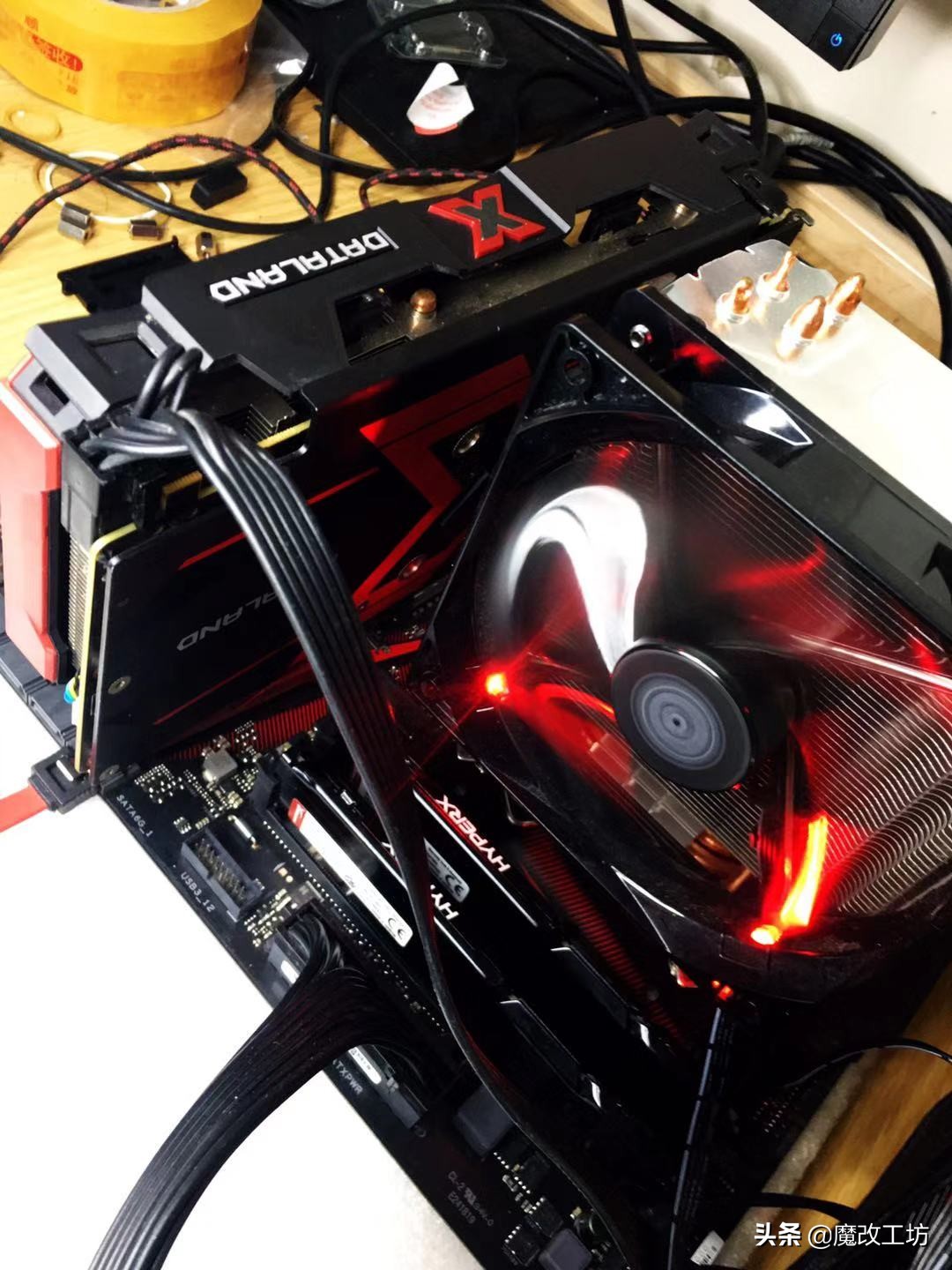 380元迪兰rx580 8g拆解实测:万年老二比显卡之王蓝宝石不落下风