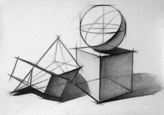 画出结构图▼▼结构图理解了,那就开始上调子画一幅完整的素描作品吧!