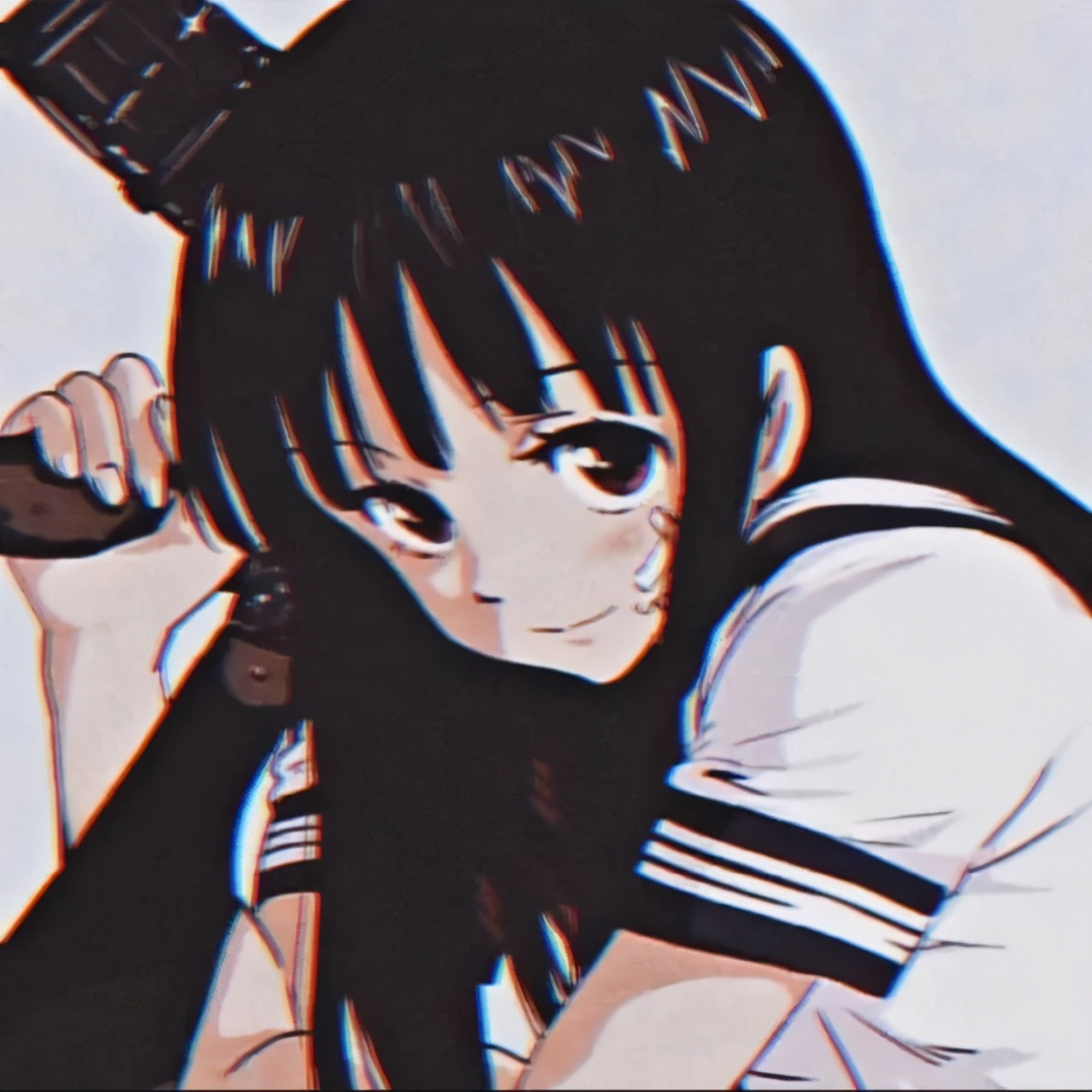 二次元动漫头像:我有在慢慢解开自己系上的死结