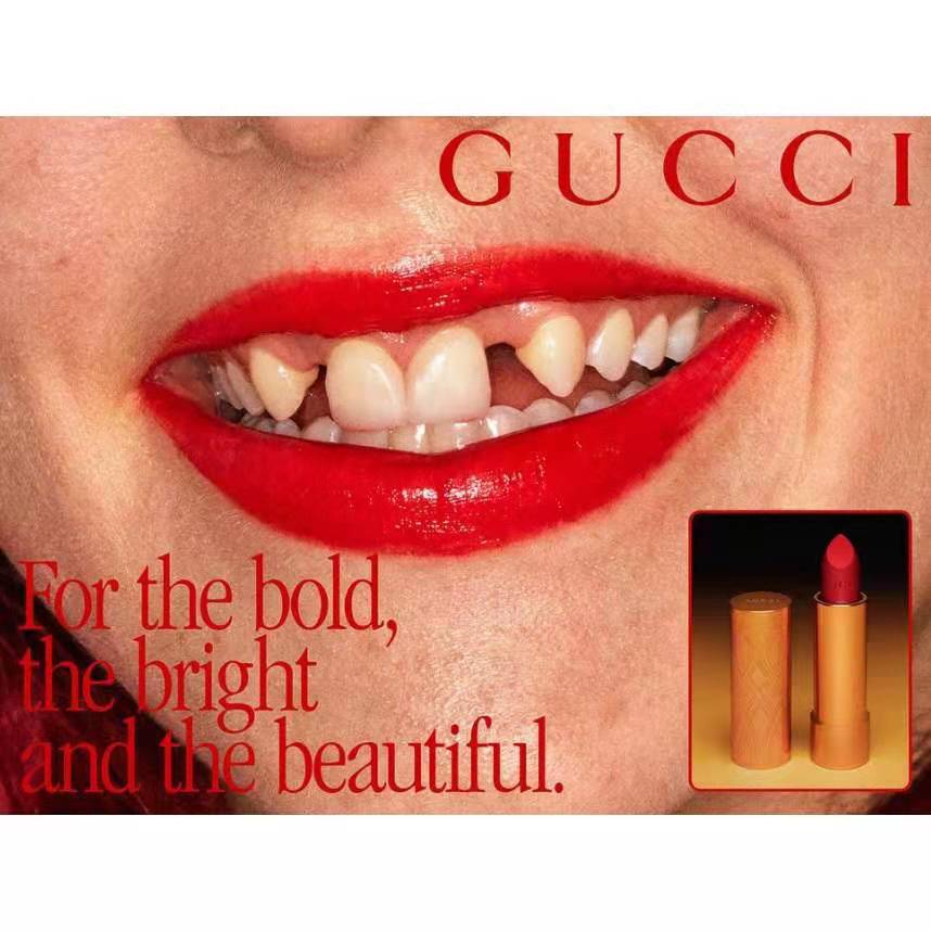 Gucci的新口红有多吓人，就有多美