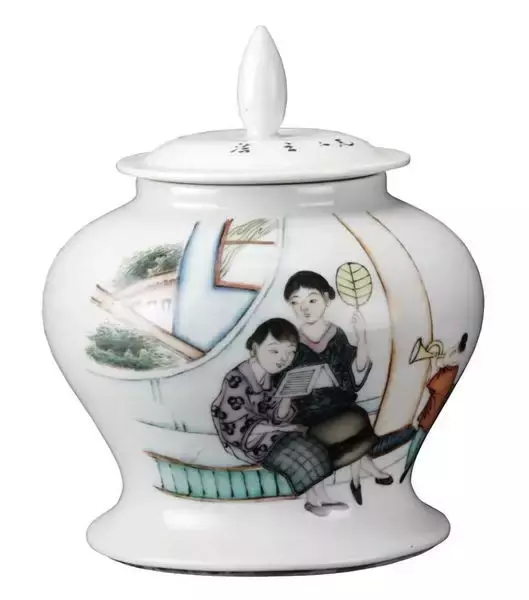 干货︱民国粉彩时装人物瓷器(好资料)