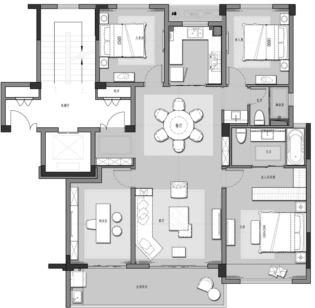 城北住宅改善首选，“海景”四室才是经典