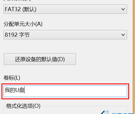 win10格式化u盘没有fat32（win10系统格式化u盘的操作教程）(4)