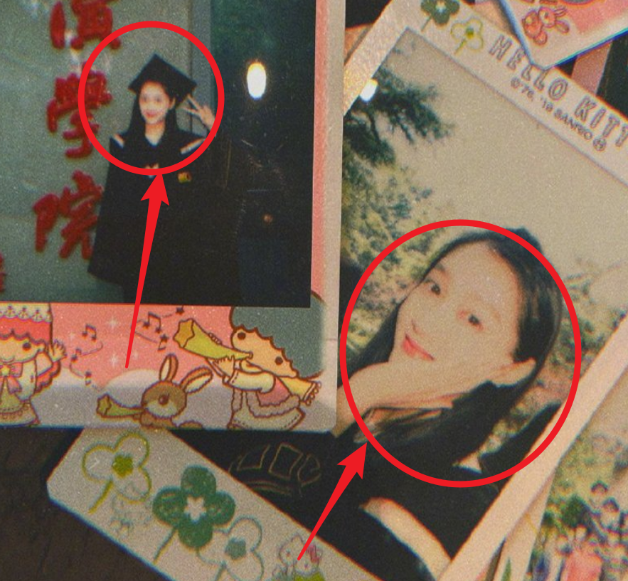 关晓彤回校拍毕业照，同学们随手一拍，生图下尽显真实颜值