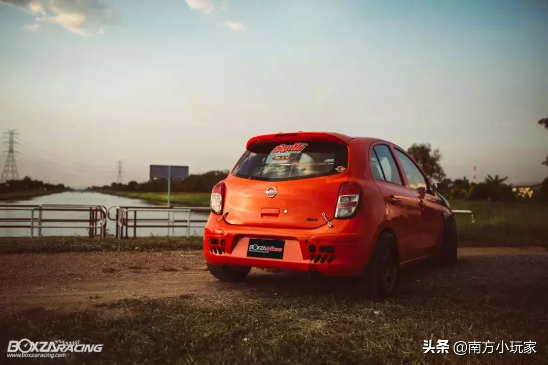 那台惨遭停产的日产小车玛驰，泰仔却玩的如此精彩绝伦