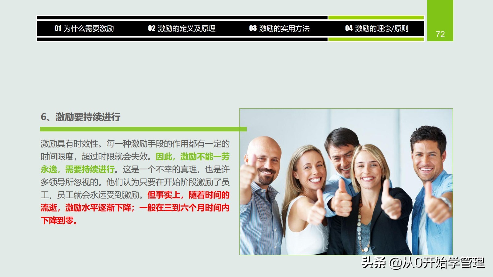 干货分享：用于中高层管理者培训，激励方法集萃