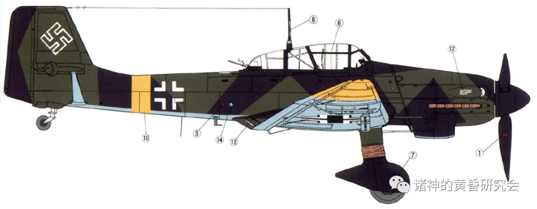 Fw 190A/F机身上的各种标识小考1