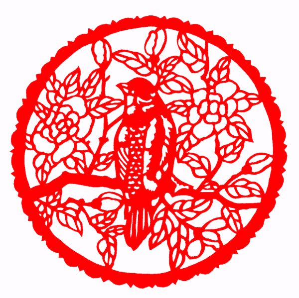 「民俗」传统剪纸窗花