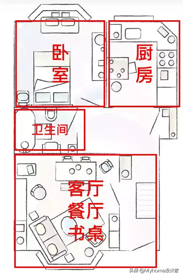 50-60m²的小户型可以好看成什么样？3个改造案例颠覆你的眼界