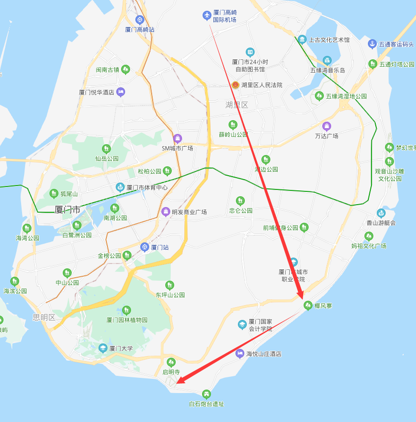 3鼓浪嶼閒逛一天day4早上鼓浪嶼景點 植物園 鐵路公園 啟程回家第一天