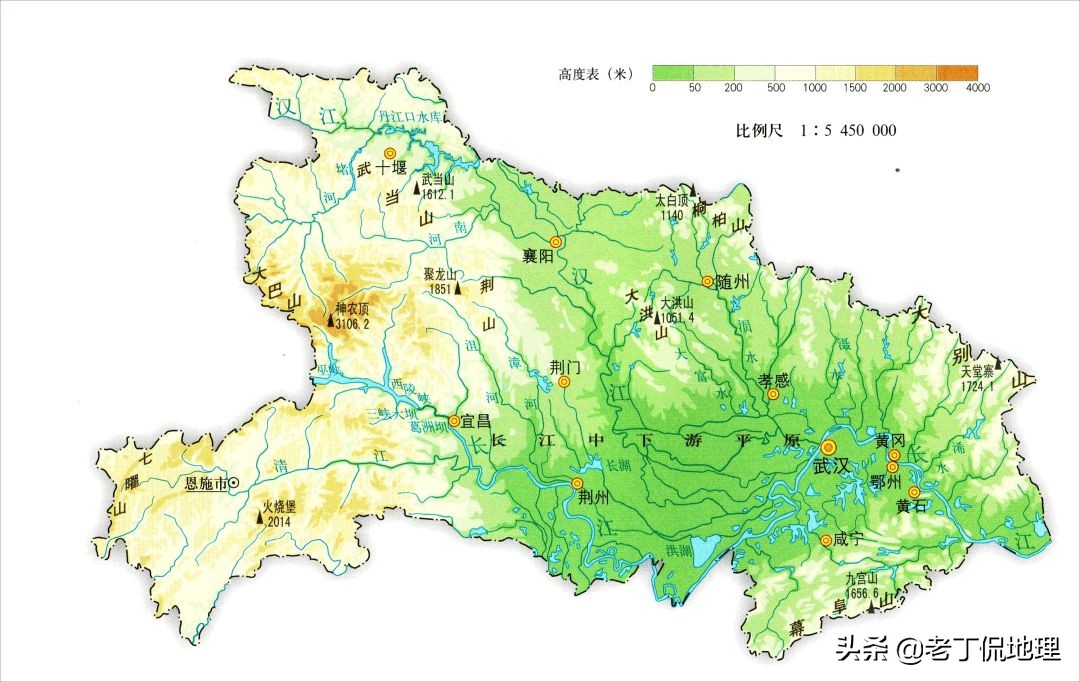 山西河北两省地图（看完就知道这两省的位置在哪）