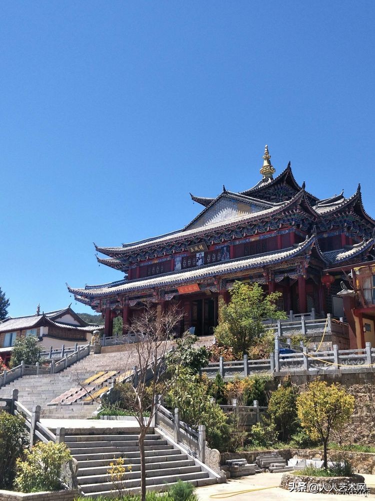 丽江白沙古镇福国寺