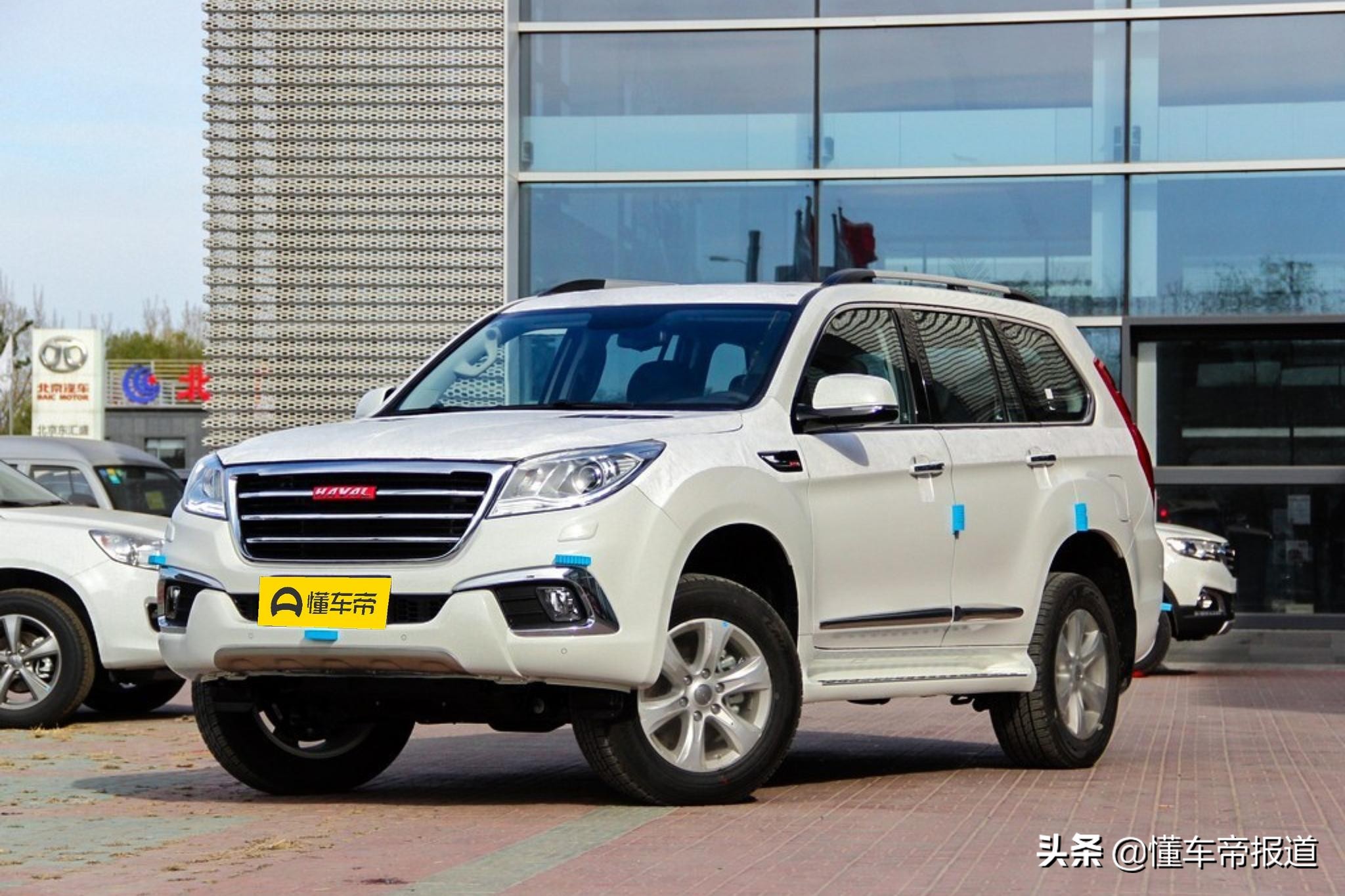 新车｜粗狂硬派真汉子，带三把锁具备拖拽资质！新款哈弗H9谍照