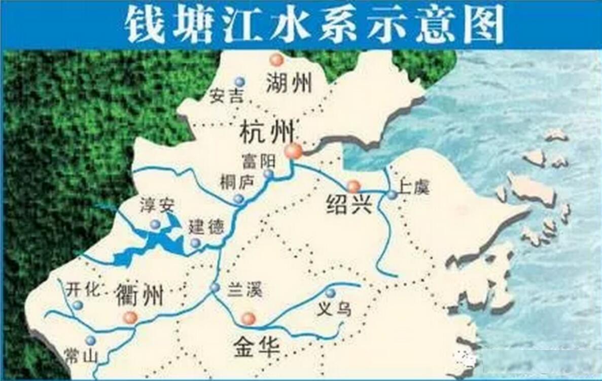 兰江水系图片