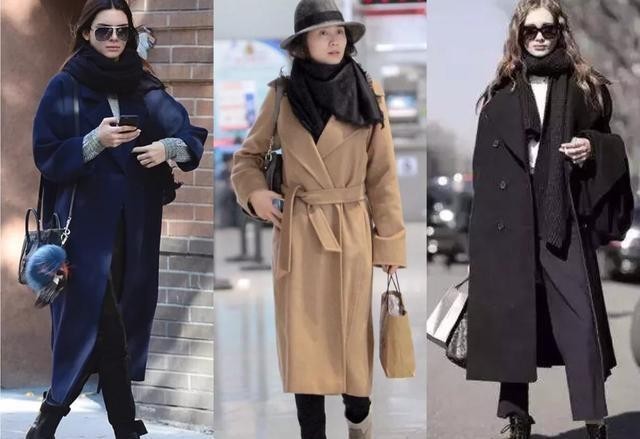 冬季搭配要会用“配饰”，各色围巾巧妙运用，秋冬时髦感倍增