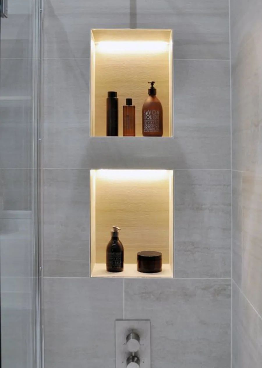 现在流行做壁龛,能抵好几个收纳箱!颜值高省空间