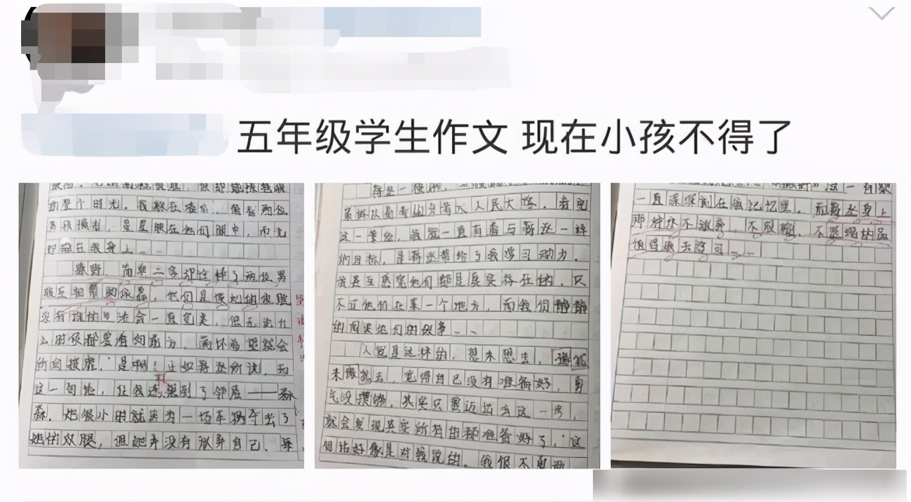 小学生写《撒野》读后感惹争议，老师看后尴尬回应：这分我没发给