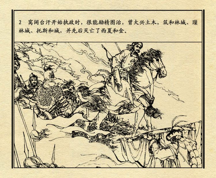 「PP连环画」中国历史故事元史之三《忽必烈》（绘画：盛元富）