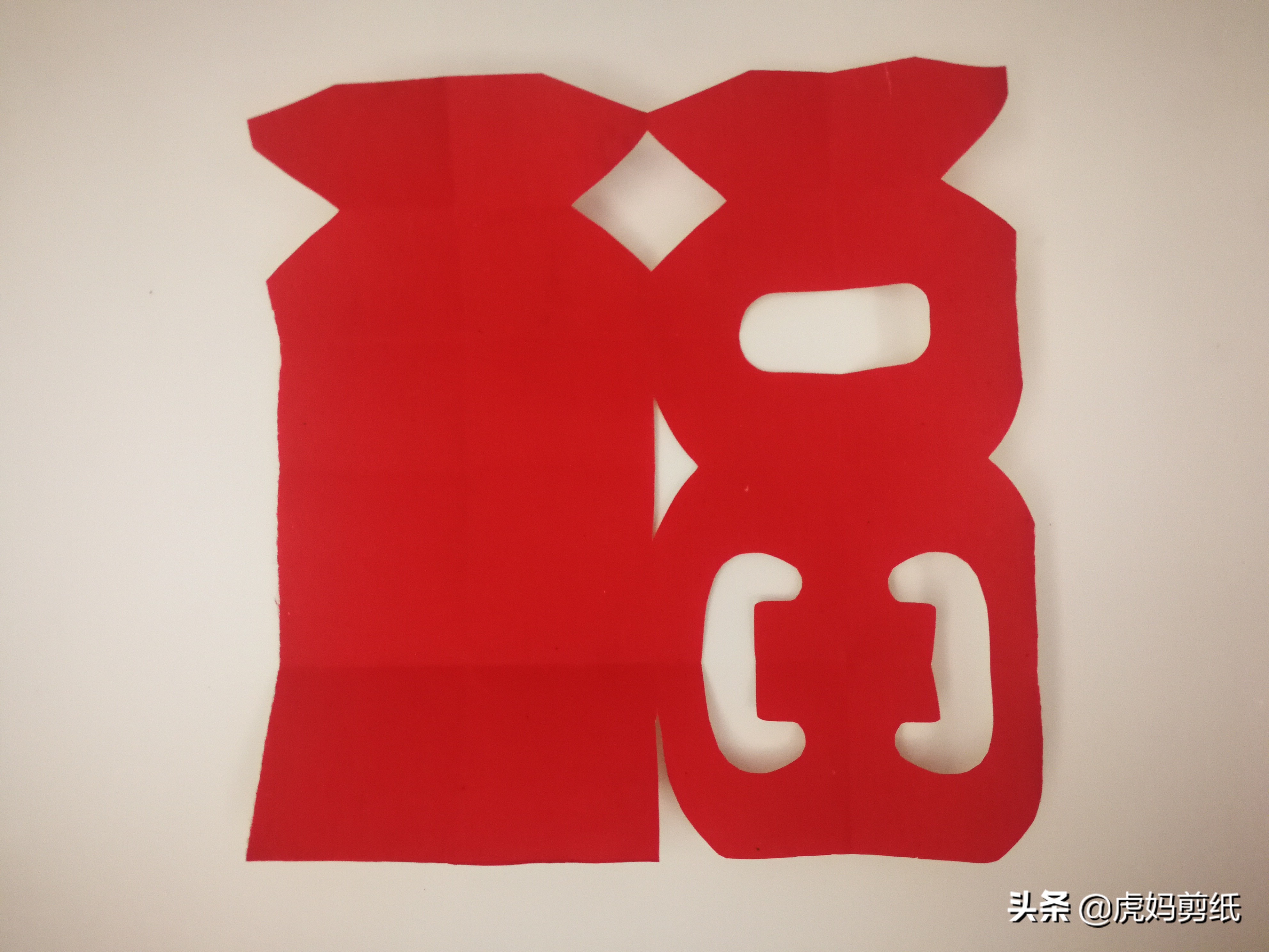 疫情之下,剪一张"福"字剪纸,学习一项新技能