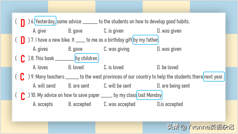 英语语法——“被动语态”
