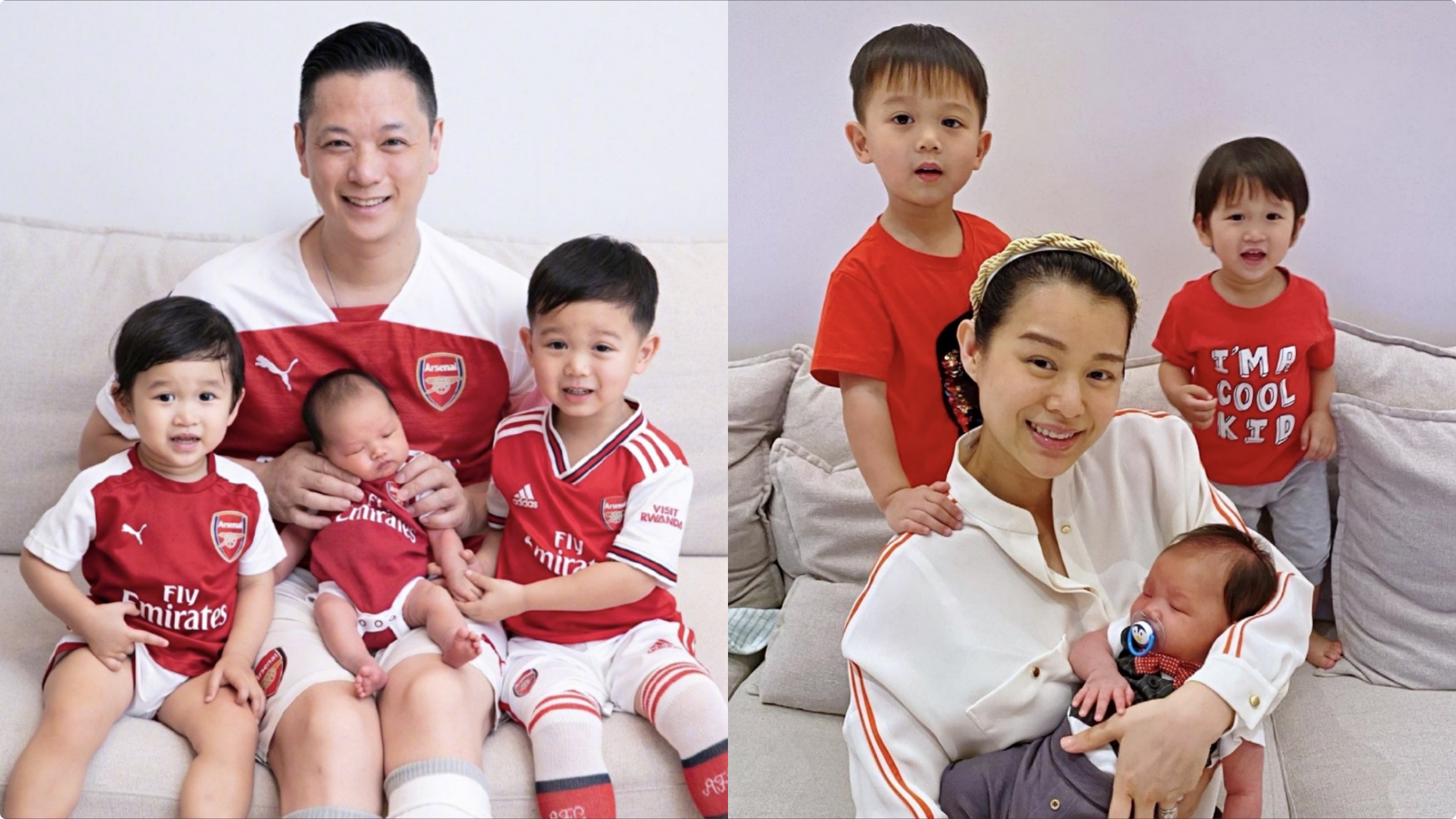 胡杏儿带长子注射疫苗，Brendan笑容帅气，自称不疼很淡定