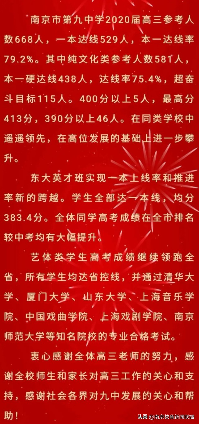 2020年高考，南京“考情”如何？速来围观权威发布！