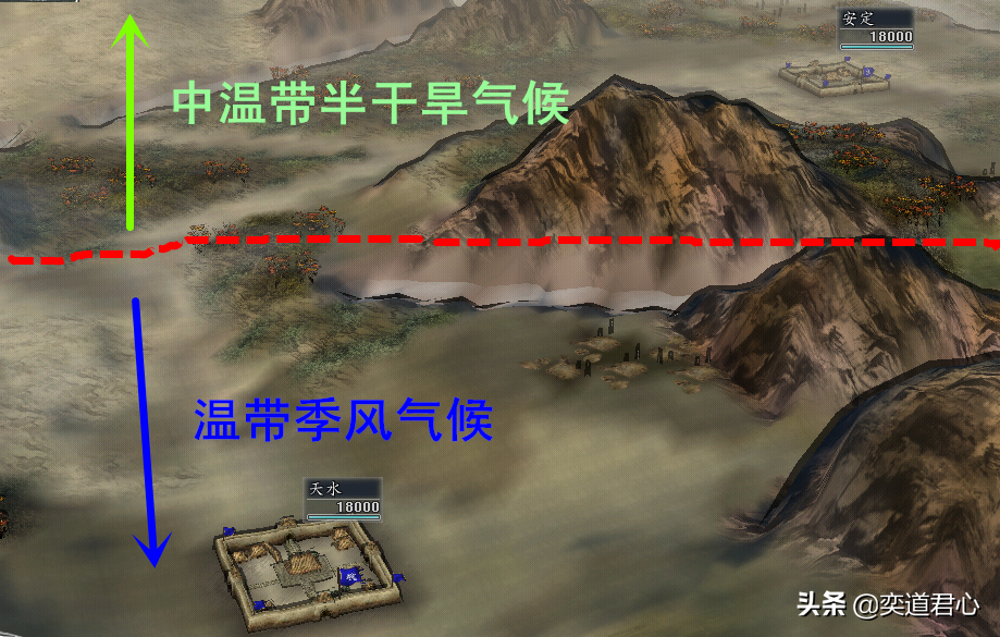 三维立体中国地图沙盘(三国志11地图呈现庆余年四大国的疆域，南庆果然是霸主)