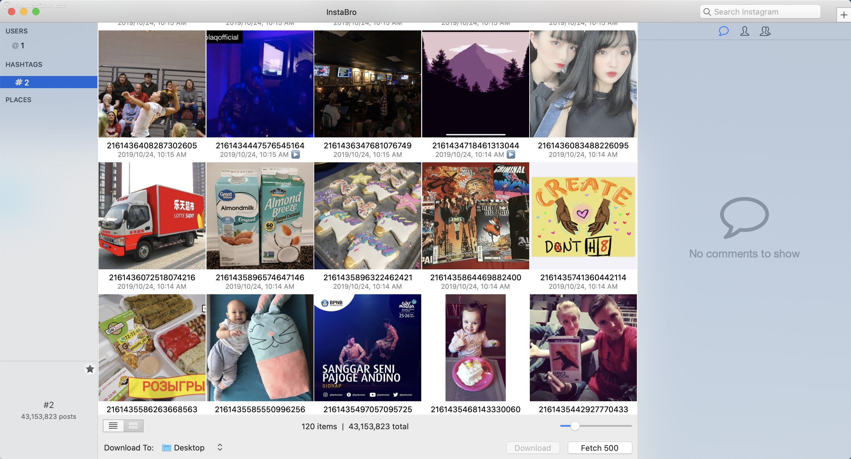 InstaBro for Mac(Instagram下载备份软件)