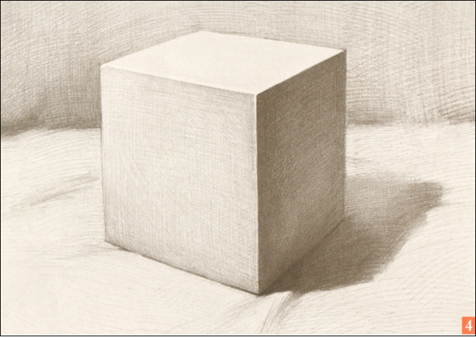 素描基础教程——石膏正方体素描(简单易学)