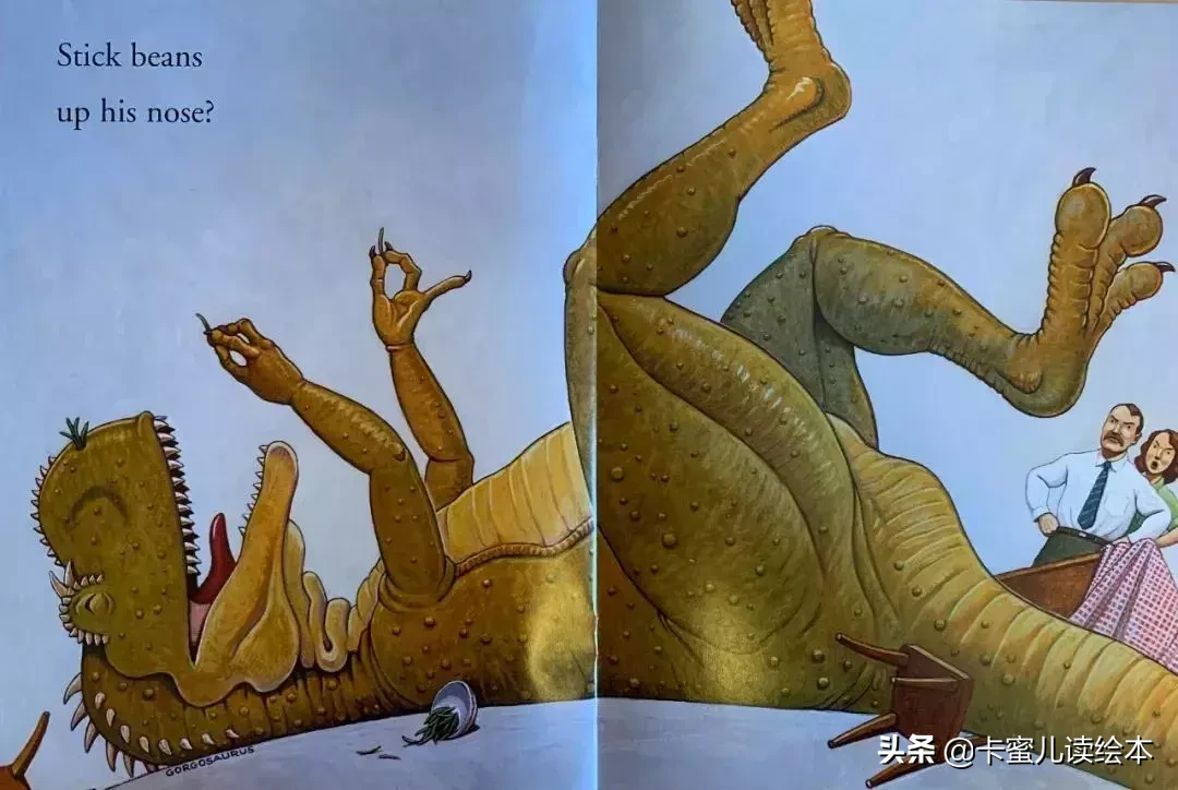 英文有声绘本How Do Dinosaurs Eat Their Food恐龙是怎么吃饭的