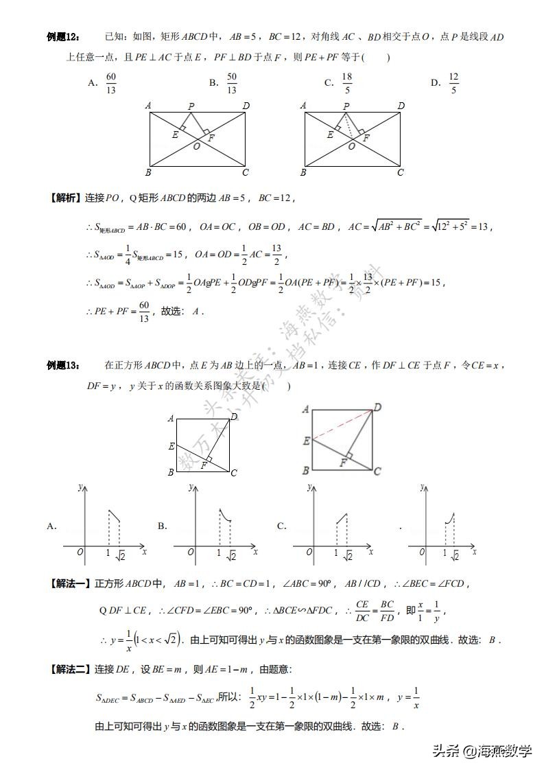 初中数学：四大数学思想与六大解题方法，掌握这些，中考还难吗