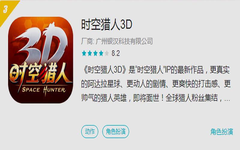 本周手游预约榜：隐形守护者出手游，时空猎人出3D！