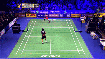 羽毛球比赛教学（羽毛球技战术：羽毛球动图教学，全场步法实战分解！）