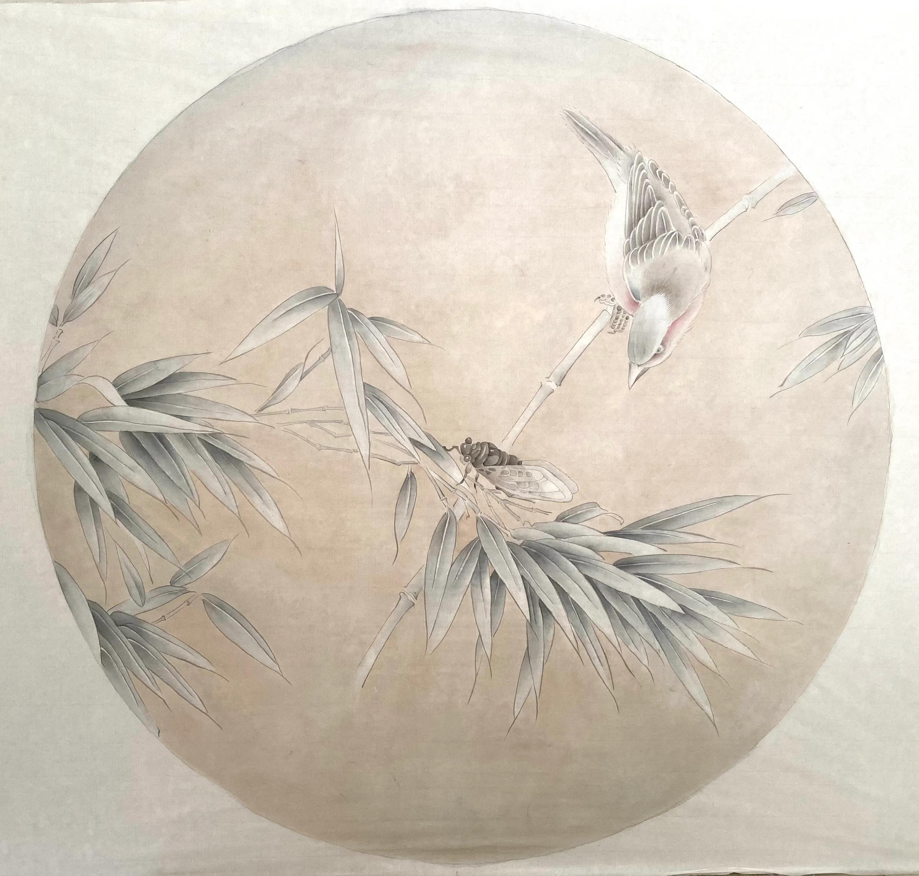 竹林简笔画教程(教你如何画工笔画简单易学)