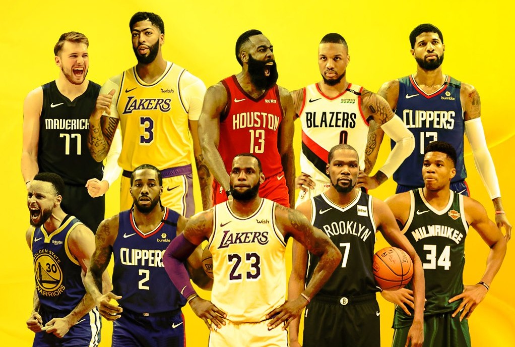 nba现役有哪些是球星(现役15大NBA球星排名出炉！詹皇力压杜兰特登顶，字母哥位居第五)