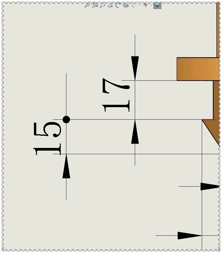 文字中间的圆点怎么打(solidworks工程图里,如何把箭头变成小圆点并
